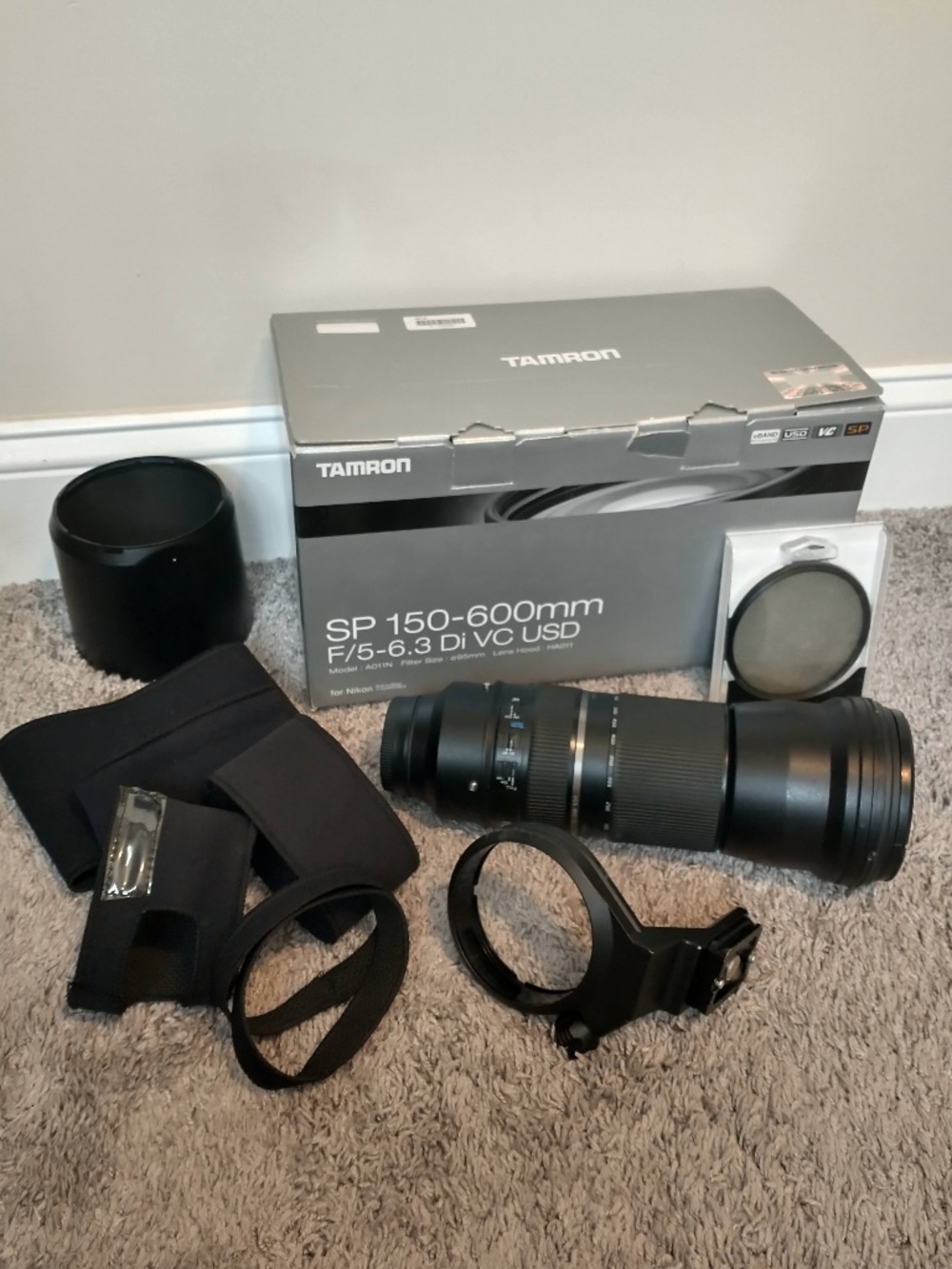 Tamron SP 150-600mm F/5-6.3 Di VC USD Lens for Nikon Bundle